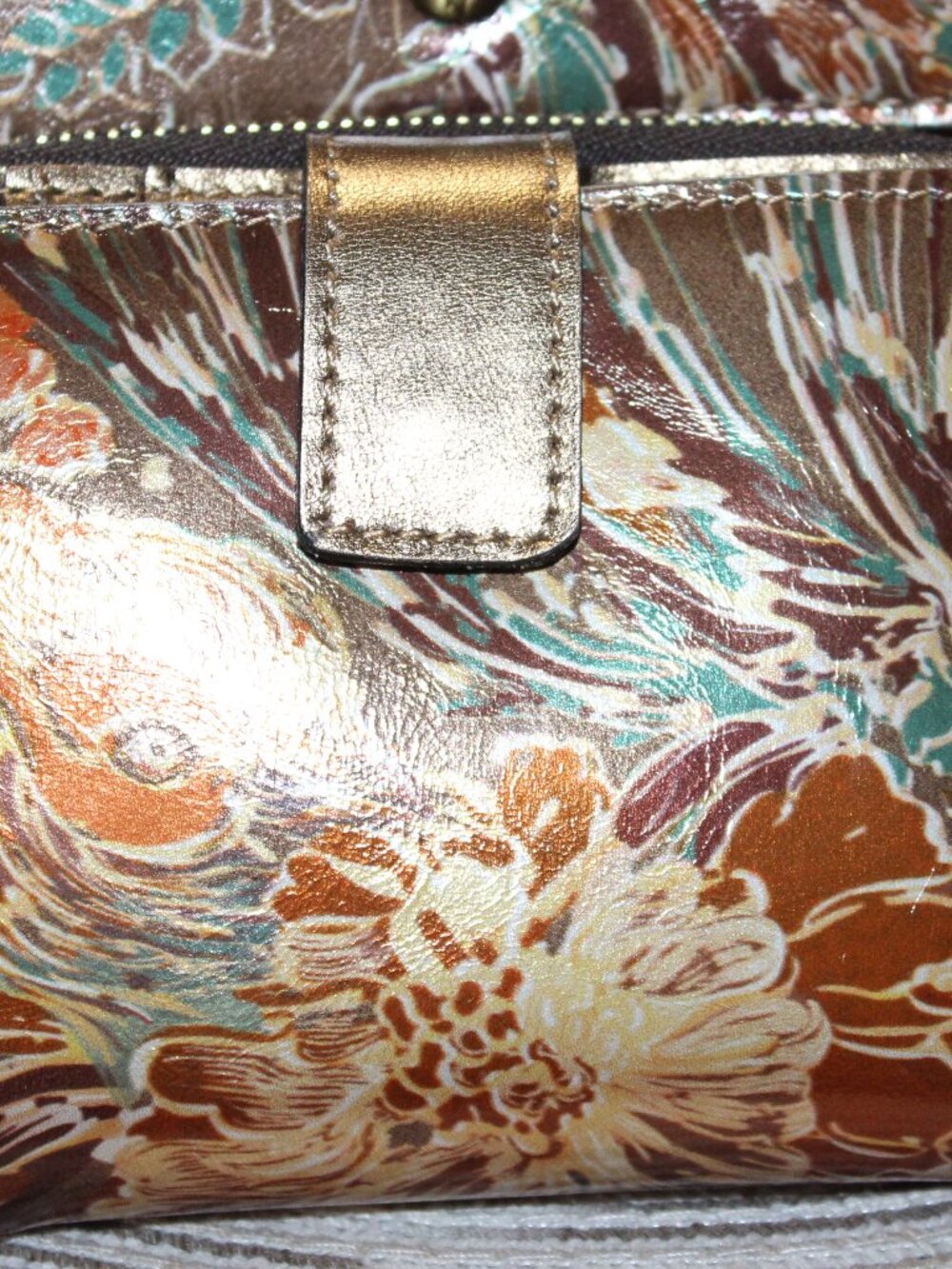 Patricia Nash Crossbody/top handle purse and matching wallet set. Beautiful! - Picture 15 of 15